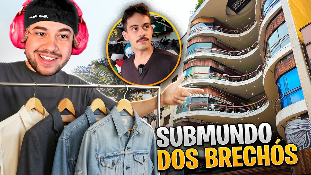 O LADO ESCONDIDO DOS BRECHÓS EM SÃO PAULO! - React Kaio D’Elaqua
