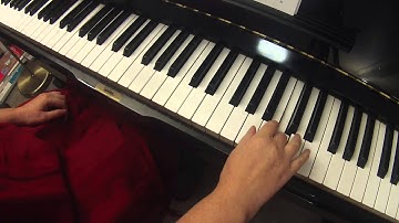 E melodic minor scale  |  2 octaves on piano  |  right hand