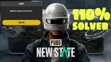 How to Fix Unable to Connect Server Problem | Pubg New State Unable to Connect to Server