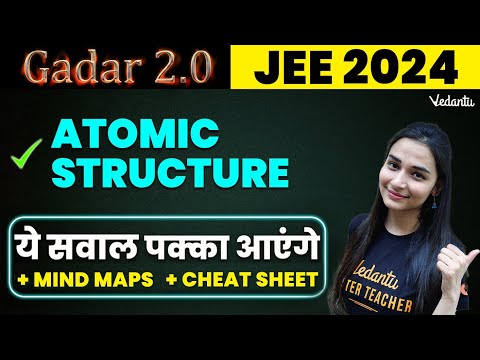 Atomic Structure Class 12 JEE PYQs| JEE 2024 Chemistry New Syllabus | Class 12 Chemistry| Shilpi mam