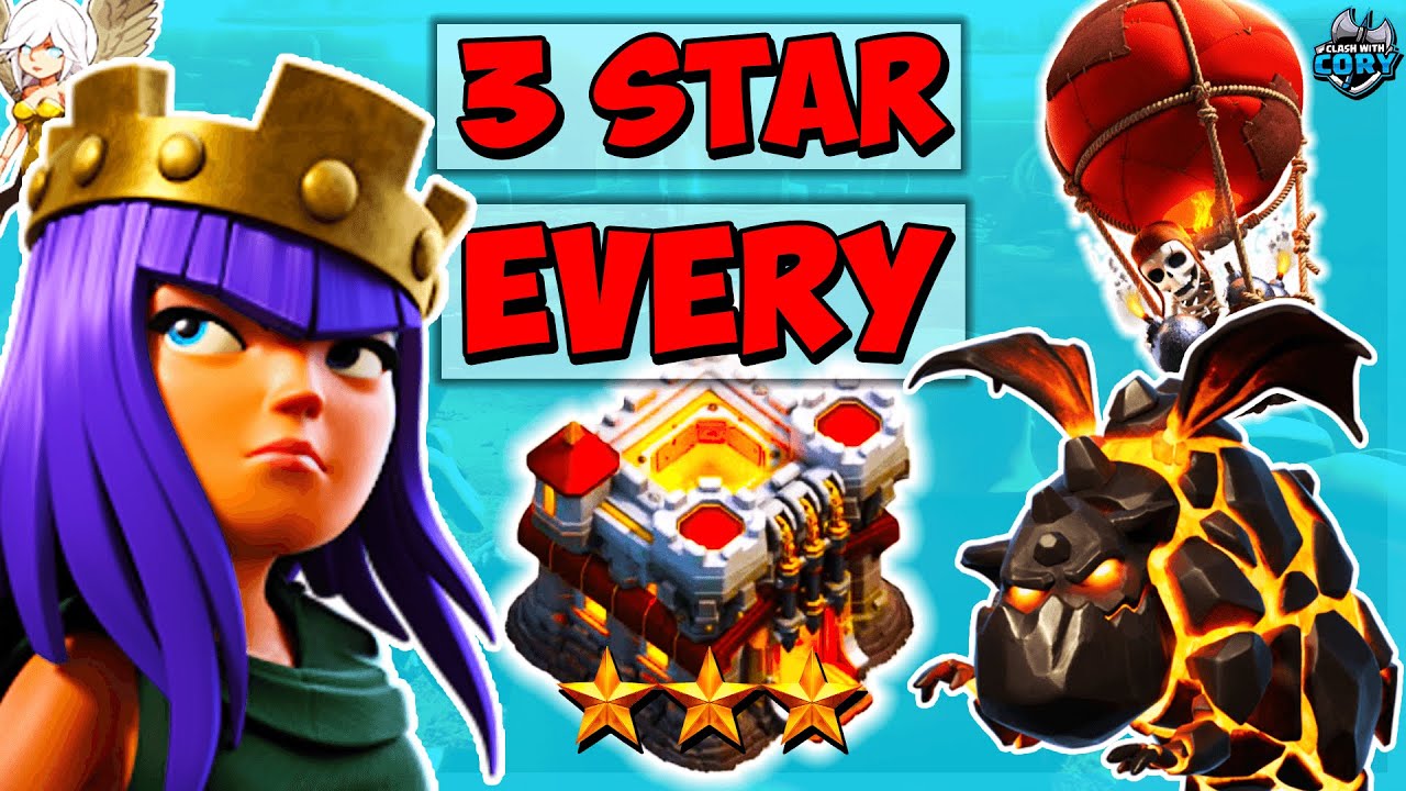 QUEEN CHARGE LALO DESTROYS EVERY TH11 BASE! Town Hall 11 Lavaloon Attack Strategy Clash of Clans