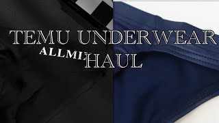 TEMU UNDERWEAR HAUL