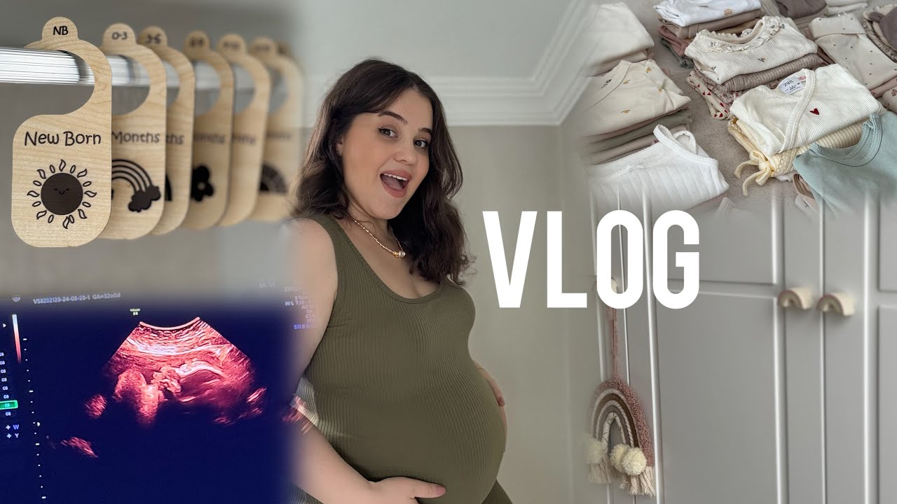 32. HAFTA DOKTOR KONTROLÜ | DETAYLI BEBEK HAZIRLIĞI | BEBEK ODASI TEMİZLİĞİ VE DÜZENİ | #vlog