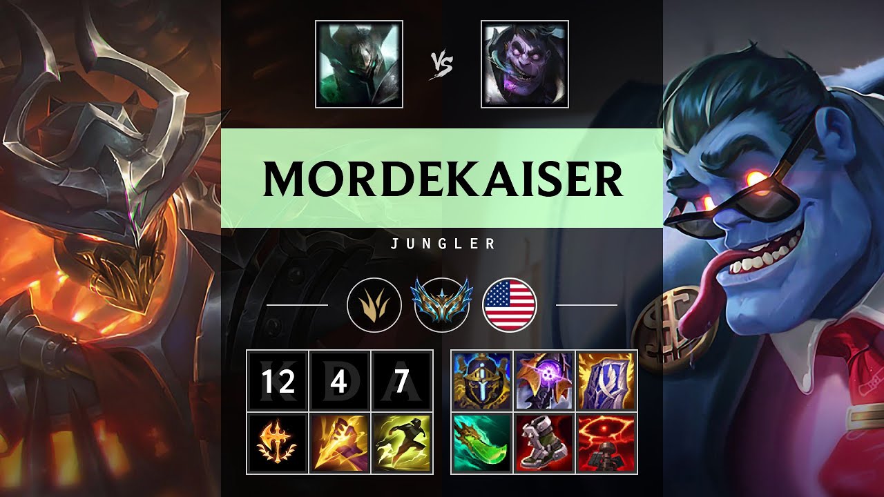 Mordekaiser Jungle vs Dr. Mundo - NA Challenger Patch 25.16
