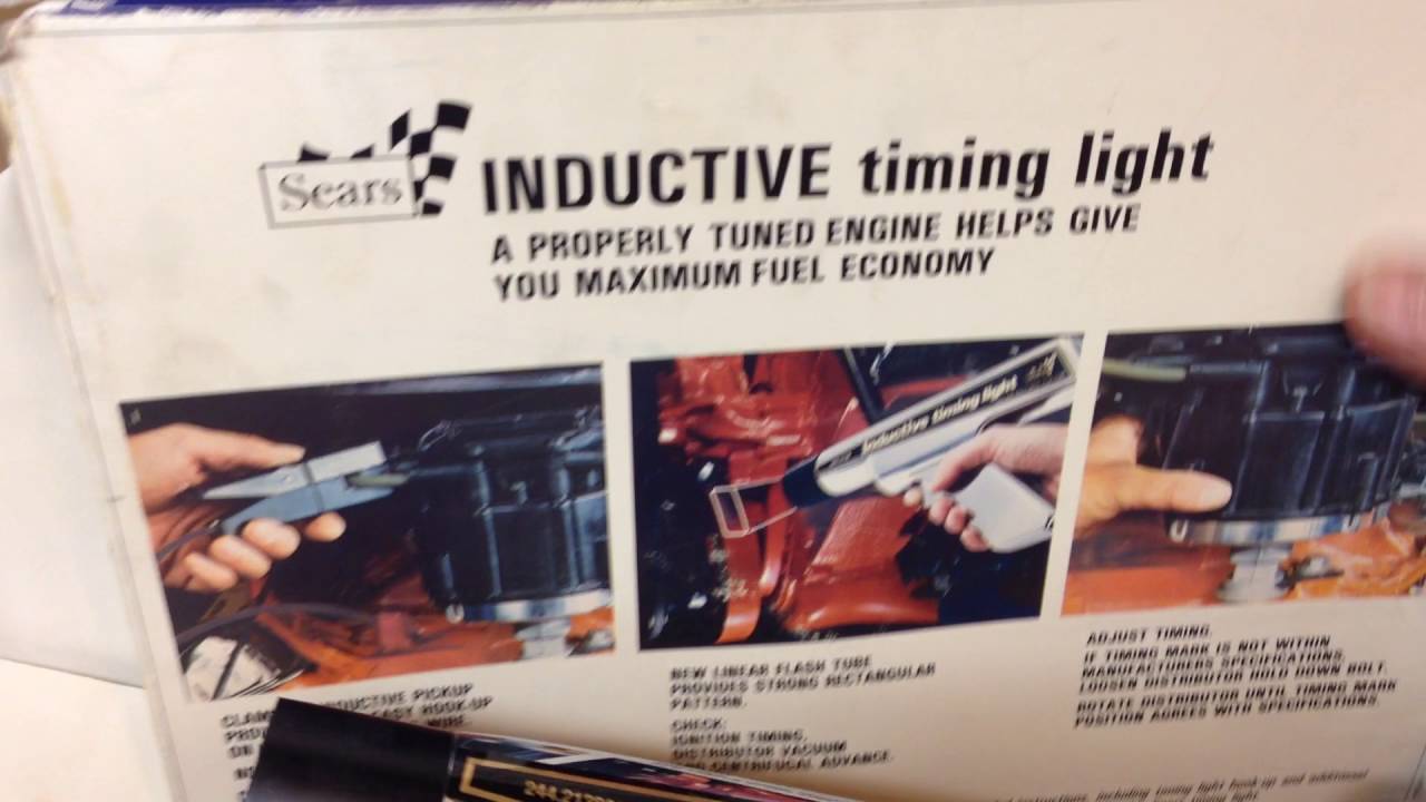 Vintage Sears Inductive Timing Light YouTube