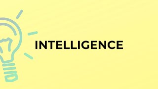 What is the meaning of the word INTELLIGENCE?