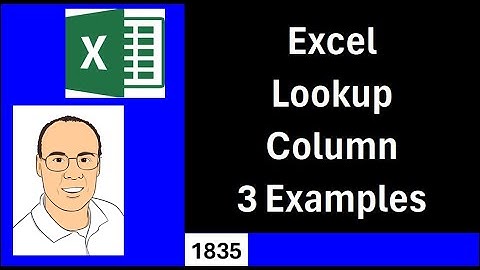 Lookup Column with CHOOSECOLS, INDEX or XLOOKUP function? Excel Magic Trick 1835
