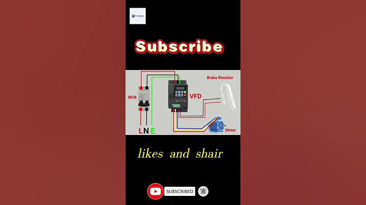 How to connection vfd|| Vfd wiring diagram #electrical #vfd #connection