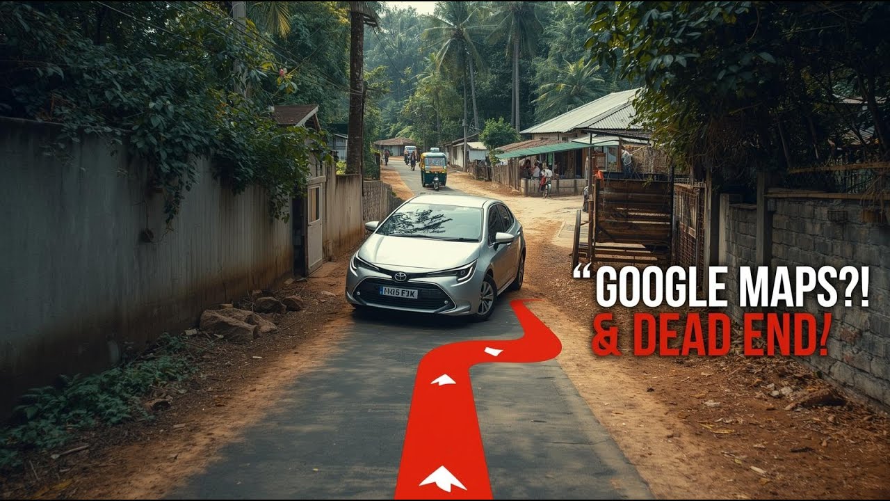 Google Maps Trapped Me in a Narrow Off-Road Dead End 😳 | Sri Lanka Road Trip