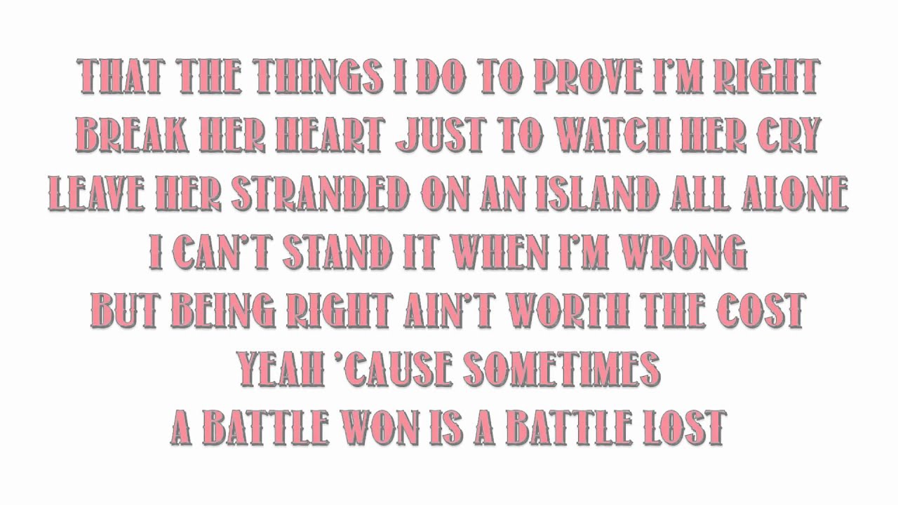 Wade Bowen - A Battle Won (Lyrics)