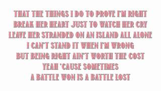 Wade Bowen - A Battle Won (Lyrics) chords