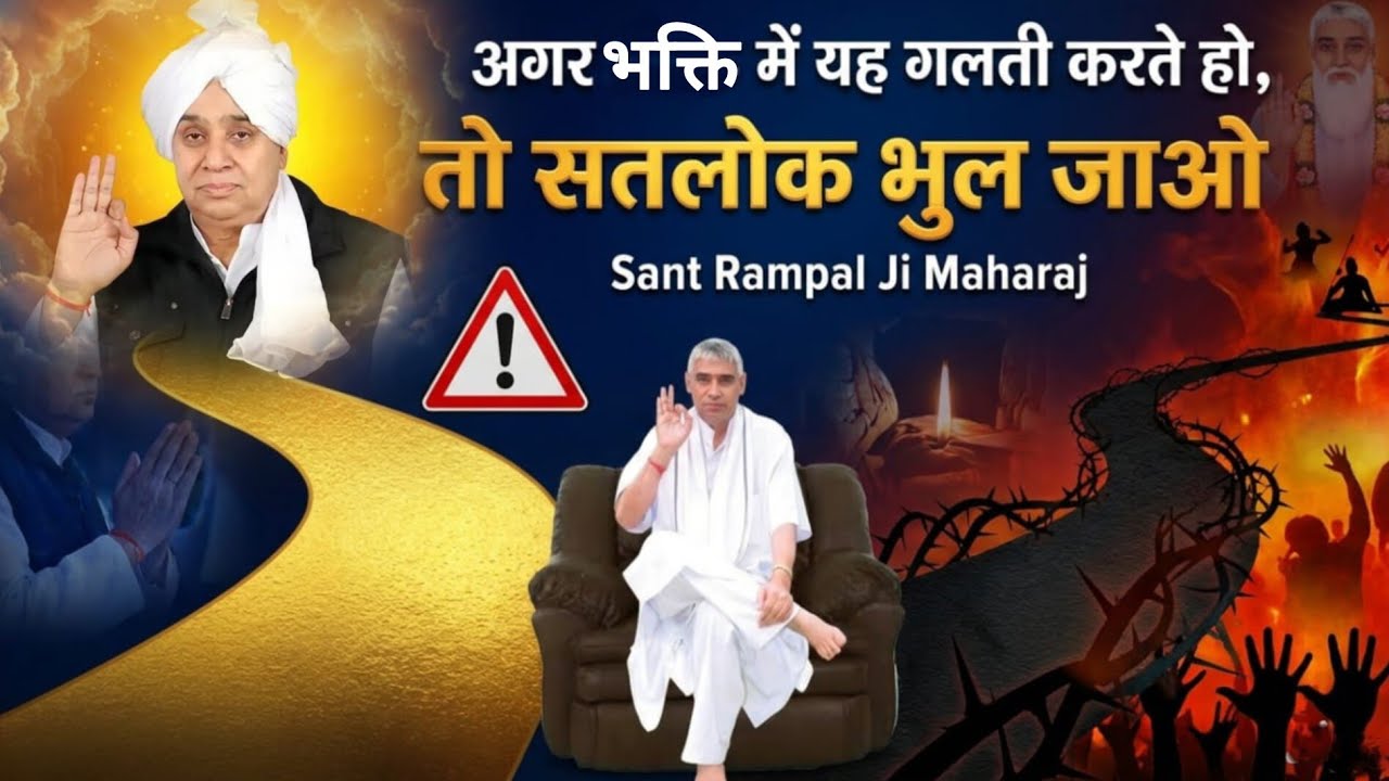 अगर भक्ति में यह गलती करते हो तो सतलोक भूल जाओ Sant Rampal Ji Maharaj