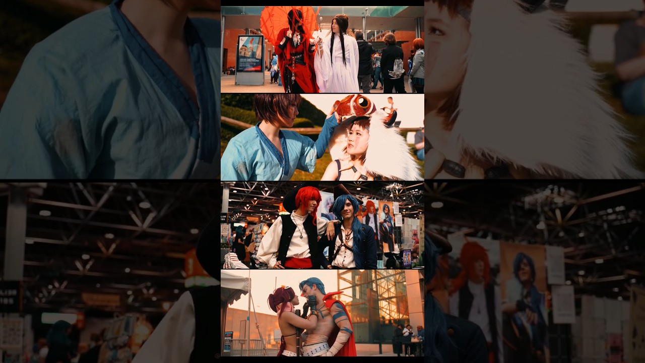 VALENTINES COSPLAY MAGIC 😍 These Duos Sparkle at Comic Con! 💖 #shorts