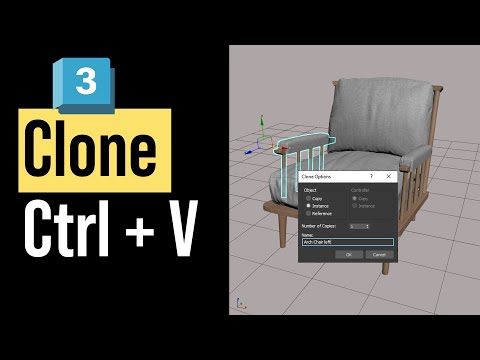 How to Use the Clone Command in 3ds Max