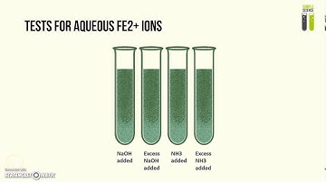 IGCSE Chemistry Revision - Part 1 - Tests for Cations