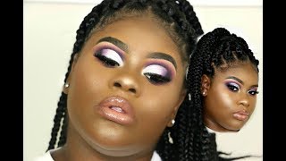 VAMPY PURPLE FALL MAKEUP TUTORIAL