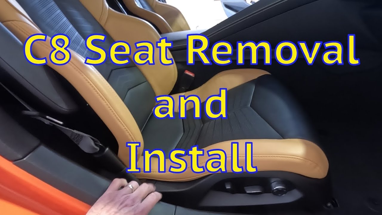 Снятие и установка сиденья в C8 Corvette и все, что вам еще нужно знать.