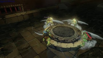 Teenage Mutant Ninja Turtles Mutants in Manhattan Walkthrough Complete Game #3 Stage Slash