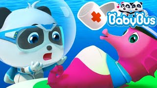 BabyBus Menjadi Penyelamat Hewan Laut - BabyBus Bahasa Indonesia