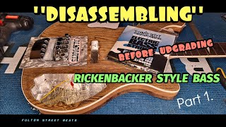 Rickenbacker Style Bass Guitar Teardown