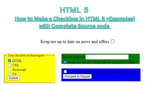 CheckBox in Html 5 In  Hindi || Different Check Box Attributes # html @sudiptasirtutorial