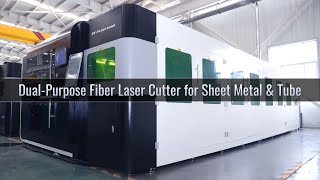 All-In-One Fiber Laser Cutting Shapes & Contours on Carbon Steel Sheet and Stainless Steel Tube