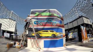 Streetpainting 3D by Leon keer Citywalk Dubai TimeLapse 4K short video