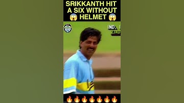 Srikanth Hits six against West Indies