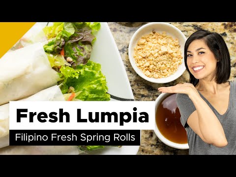 Fresh Lumpia | Lumpiang Sariwa Recipe (Filipino Food)