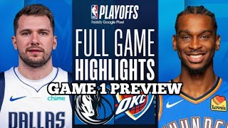 Dallas Mavericks vs Oklahoma City Thunder Full Game Highlights | NBA LIVE TODAY