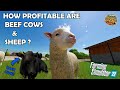 How Profitable Are Beef Cows & Sheep?! | Farming Simulator 22