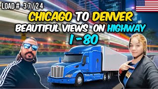 Beautiful Views on Highway I-80 | Chicago to Denver  - 🇺🇸 | Mr & Mrs John