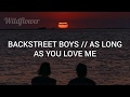 Backstreet Boys - As Long As You Love Me (subtitulada al español)