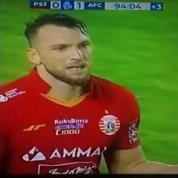 Gool Marko Simic Yang Di anulir oleh wasit , Saat Laga persija jakarta vs Arema Malang