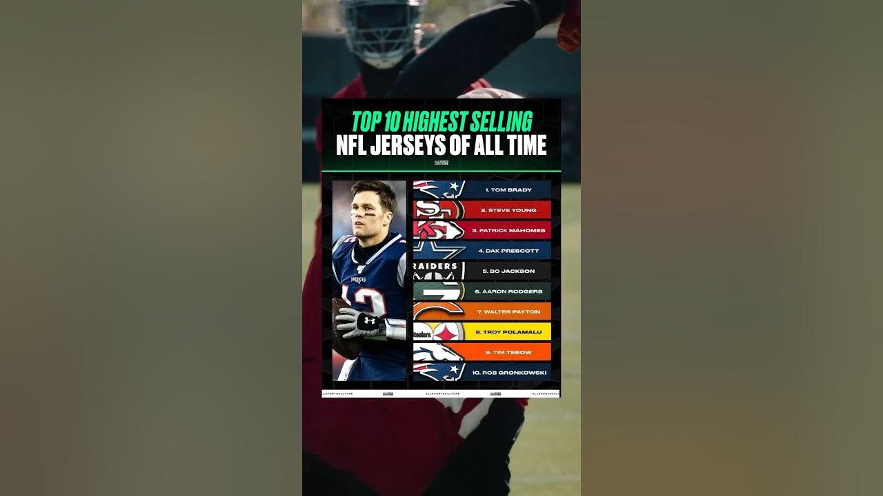 top selling nfl jerseys of all time