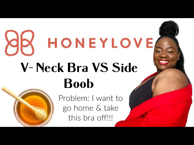 Honeylove V-Neck Bra Video Try On & Review + 10% off w/my Code 