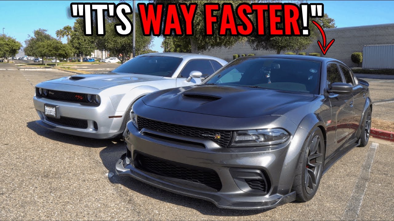 is-the-dodge-charger-392-scat-pack-faster-than-the-dodge-challenger
