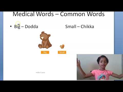 Medical Kannada K08 Common words Food Tablet Learn Teach language