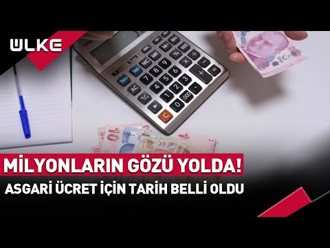 Milyonların Gözü Yolda! Asgari Ücret İçin Tarih Belli Oldu... #haber