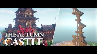 #18 - Building Autumn Castle , Part 10 | Haldwani SMP | Minecraft Pocket edition 1.20.80.05