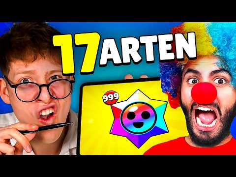17 ARTEN von Brawl Stars Spielern mit CutterAli... 😂🤣