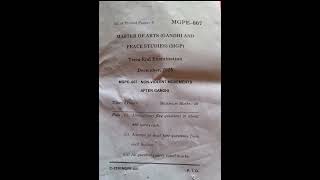 IGNOU MGPE 007 december 2025 question paper #viralvideo #viralreels #follow #highlights #education