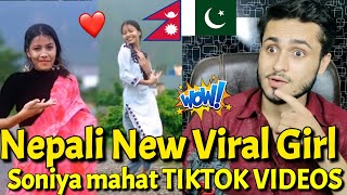 Pakistani React Nepali Soniya Mahat New Viral TIKTOK VIDEOS | I am Soni TIKTOK VIDEOS | Rk ReActions