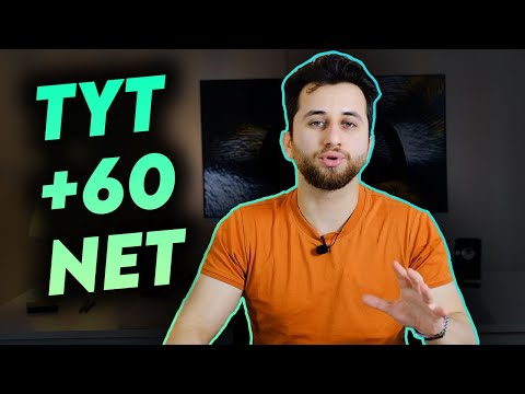 TYT 60 NET İÇİN GEREKEN KONULAR VE ÇALIŞMA KAMPI!