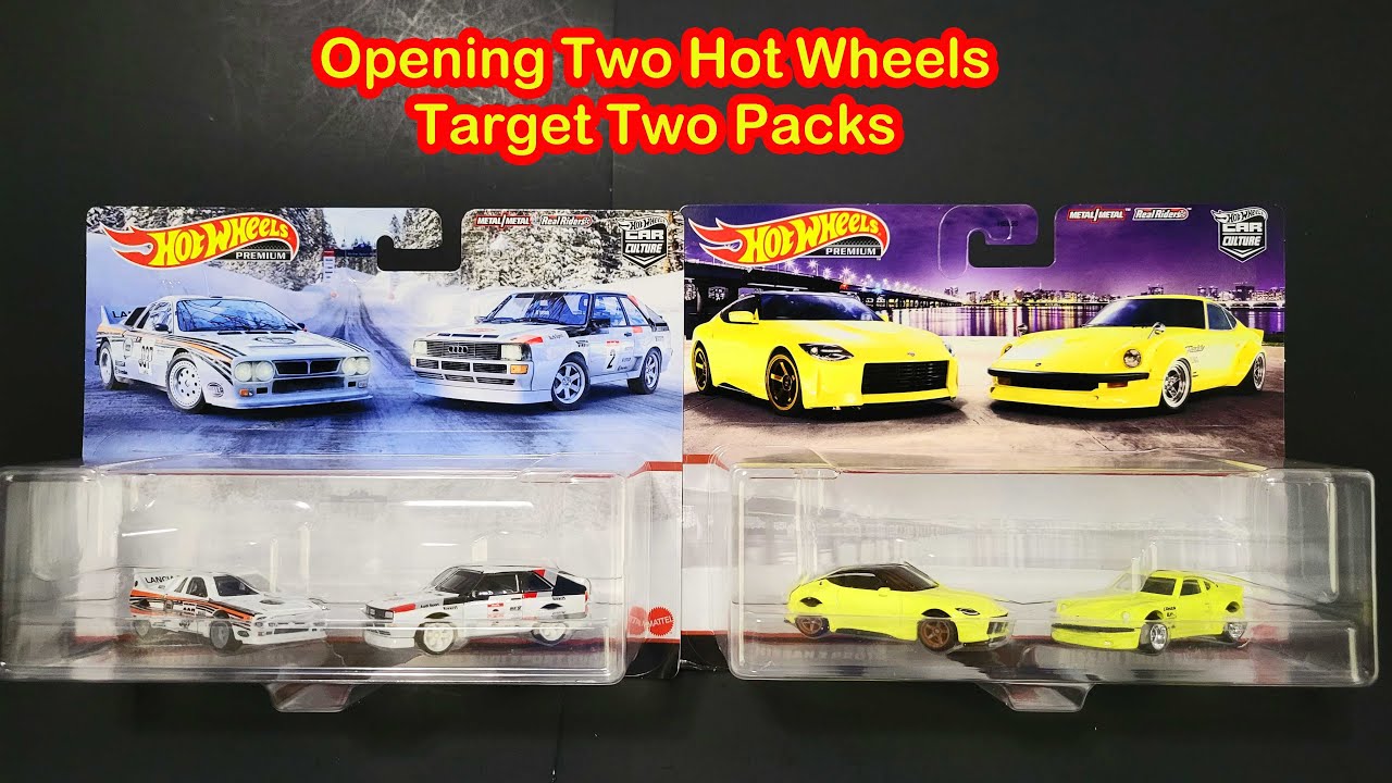 Opening Hot Wheels Target Two Packs - Nissan Fairlady Z - Z Proto