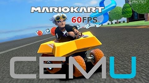 CEMU Mario Kart 8  Custom Track -Skyscraper City (MK8 mods) 60fps HD WiiU emu