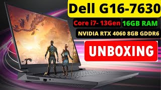 Dell G16 7630 Gaming Laptop Unboxing & Review | i7-13Gen / 16GB RAM / GeForce RTX 4060 | 2023
