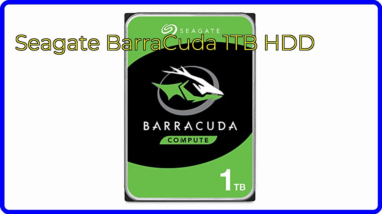 REVIEW (2026): Seagate BarraCuda 1TB HDD. First Look. - YouTube