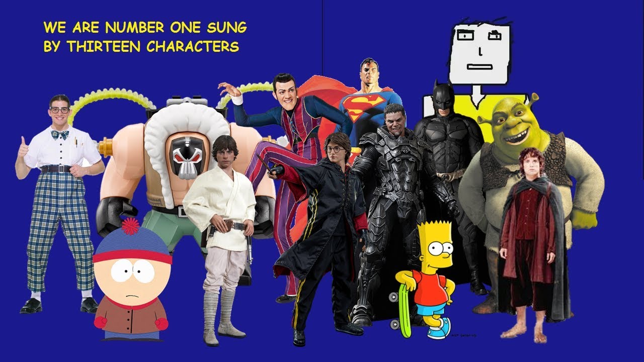 We Are Number One Sung By Thirteen Characters YouTube