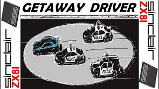 GETAWAY DRIVER (2024) ZX81 16K + Chroma + QS UDG screenshot 5
